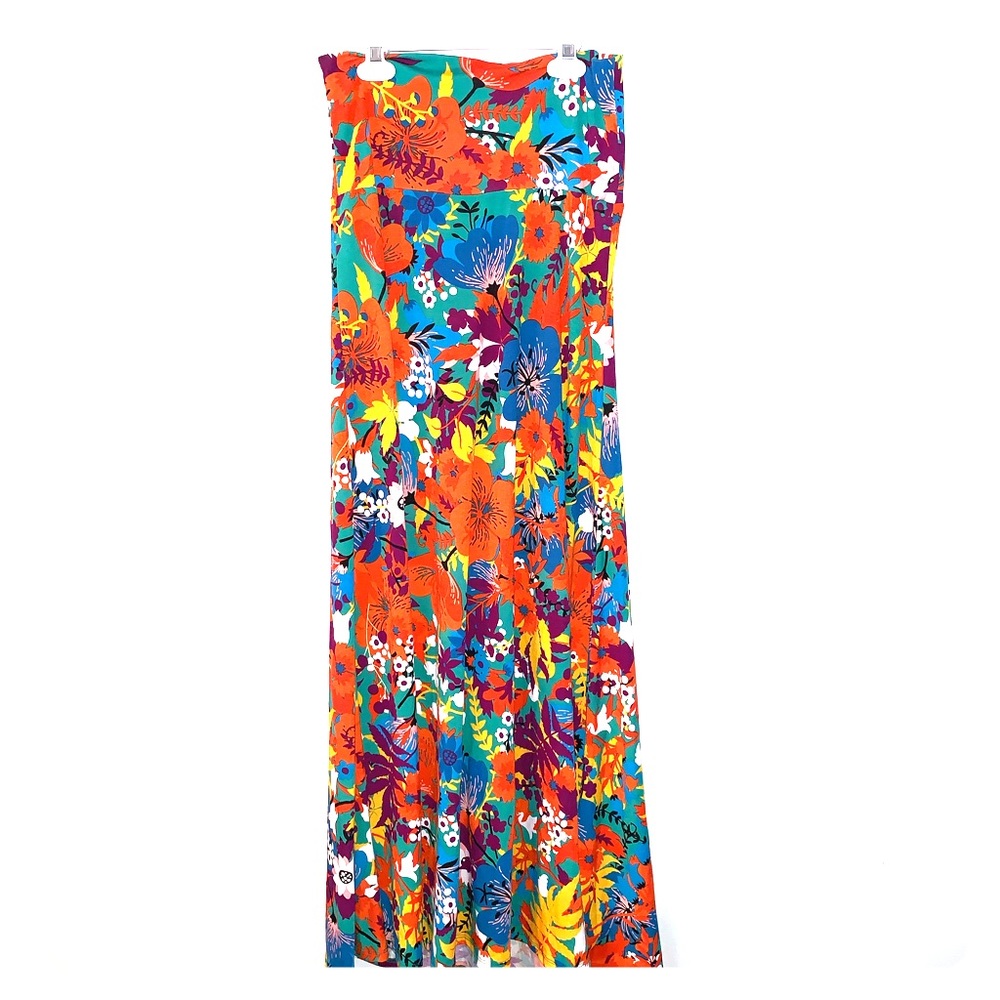 3/$40 Slinky LuLaRoe Tropical Maxi Skirt/Dress